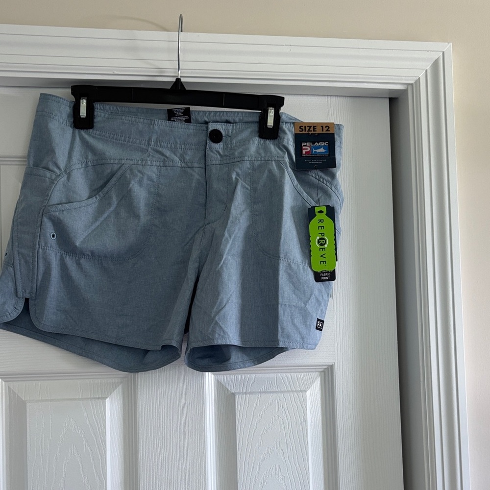 Pelagic Sky Blue Women's Swim Shorts